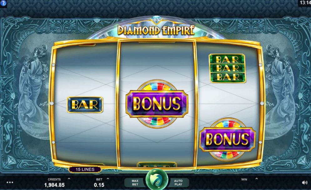 Игровые автоматы «Diamond Empire» — поймай удачу вместе с LEON casino